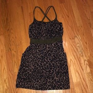 Eight Sixty cheetah mini dress